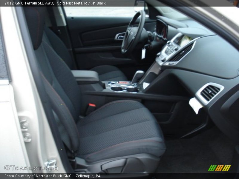 Gold Mist Metallic / Jet Black 2012 GMC Terrain SLE AWD