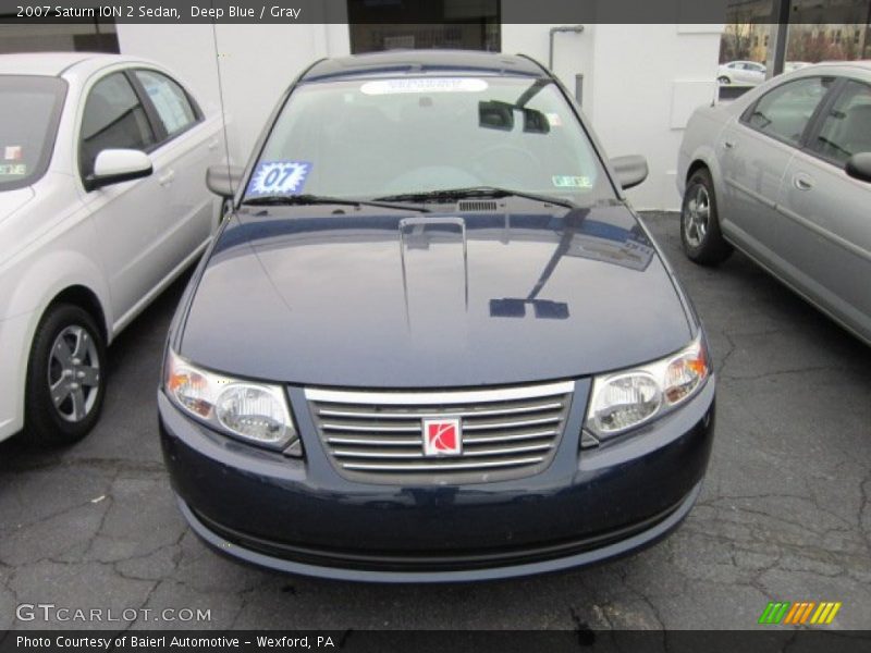 Deep Blue / Gray 2007 Saturn ION 2 Sedan