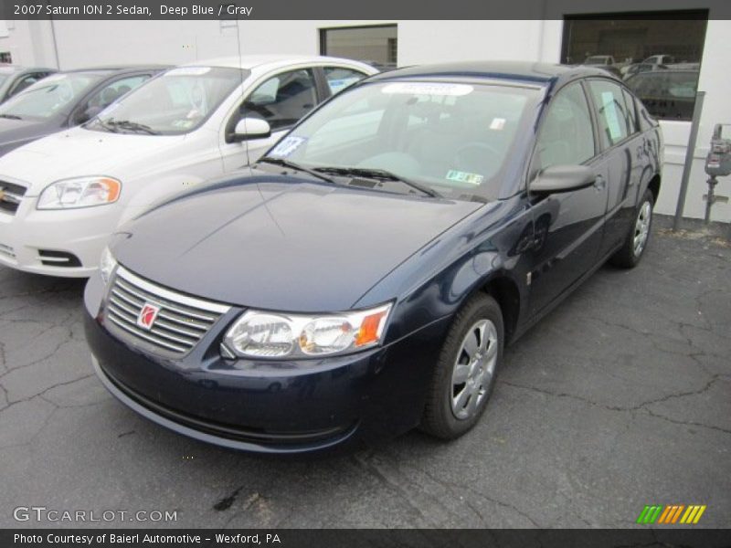 Deep Blue / Gray 2007 Saturn ION 2 Sedan