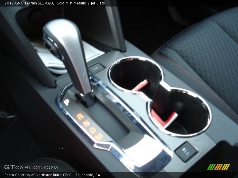 Gold Mist Metallic / Jet Black 2012 GMC Terrain SLE AWD