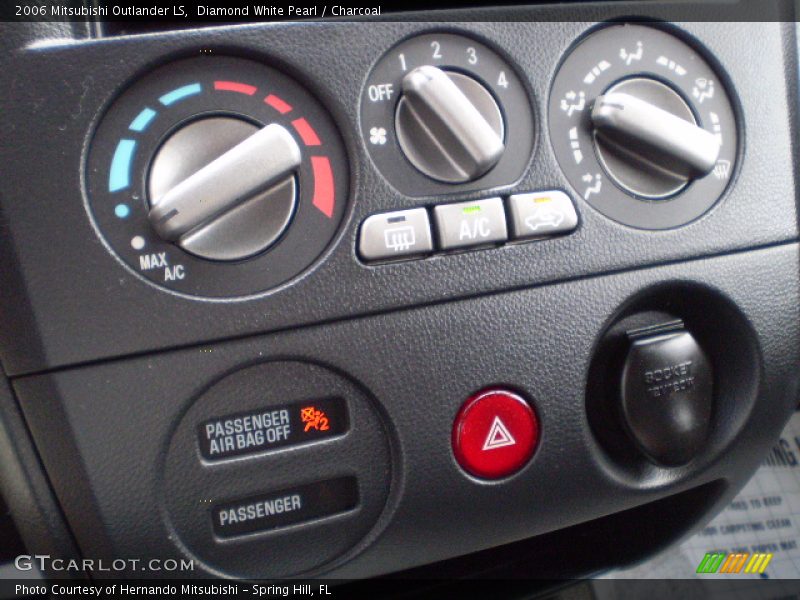 Diamond White Pearl / Charcoal 2006 Mitsubishi Outlander LS