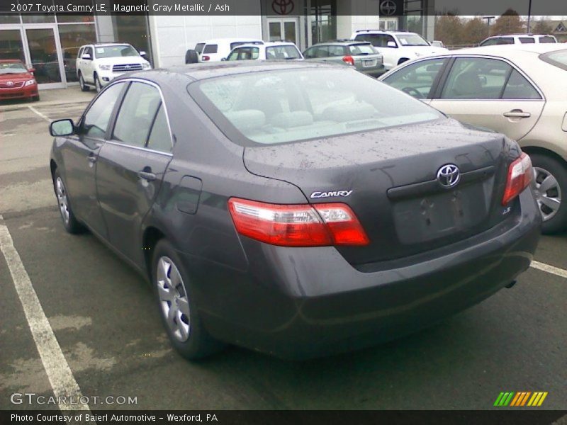 Magnetic Gray Metallic / Ash 2007 Toyota Camry LE