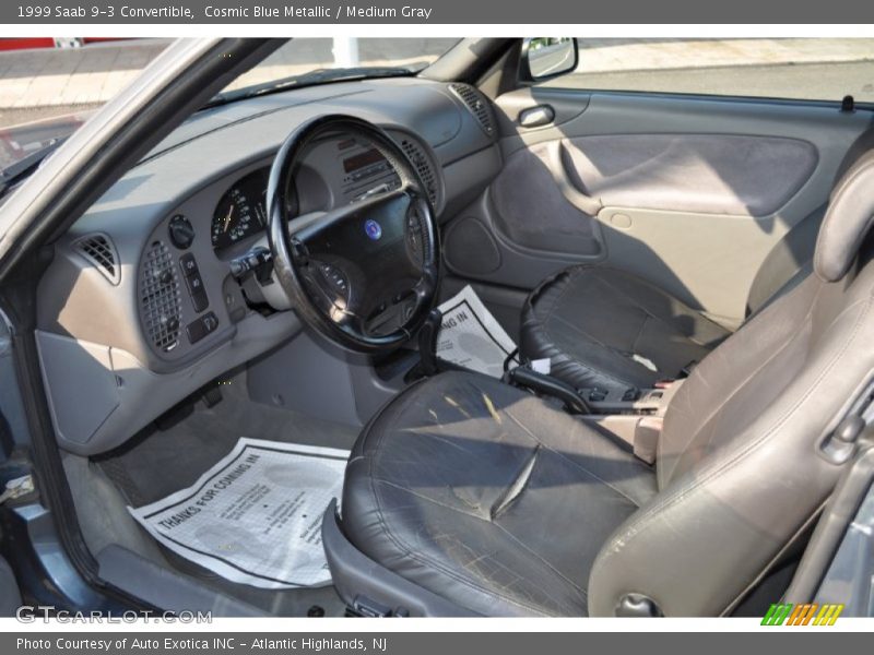 Cosmic Blue Metallic / Medium Gray 1999 Saab 9-3 Convertible