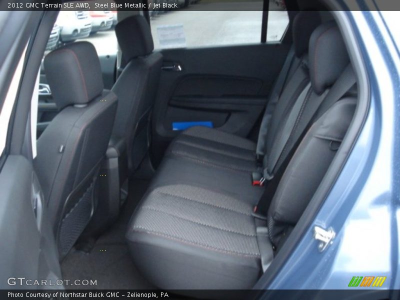 Steel Blue Metallic / Jet Black 2012 GMC Terrain SLE AWD