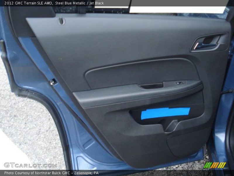 Steel Blue Metallic / Jet Black 2012 GMC Terrain SLE AWD