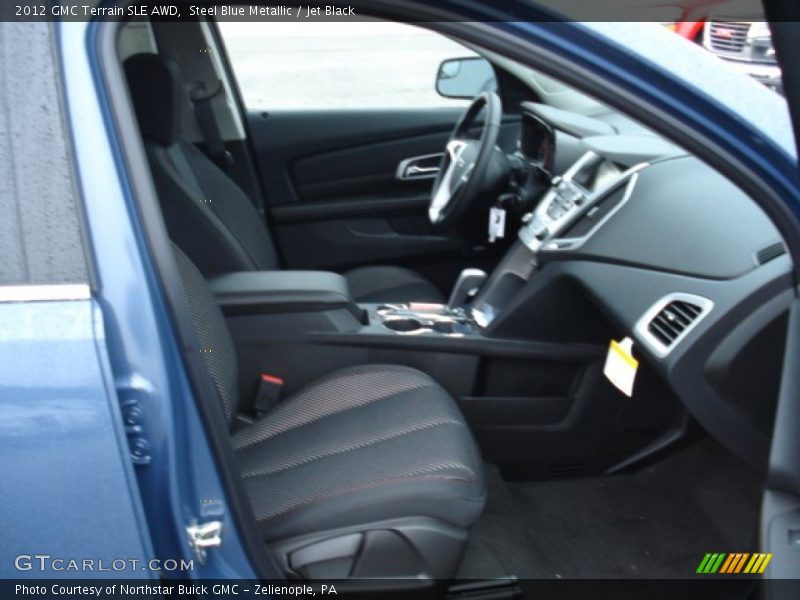 Steel Blue Metallic / Jet Black 2012 GMC Terrain SLE AWD