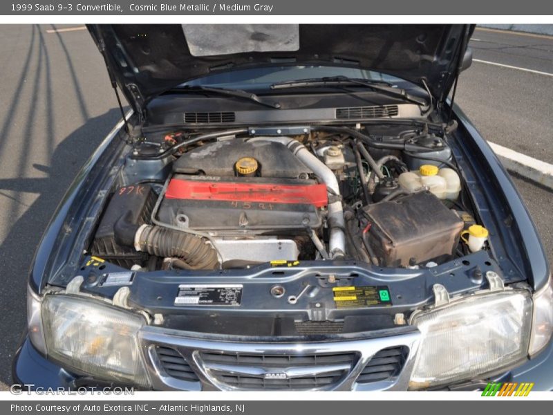 Cosmic Blue Metallic / Medium Gray 1999 Saab 9-3 Convertible