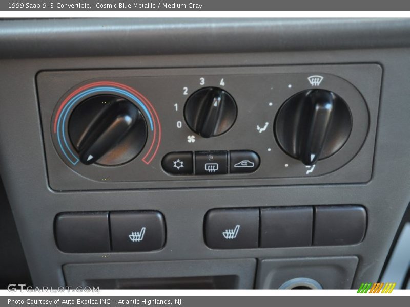 Cosmic Blue Metallic / Medium Gray 1999 Saab 9-3 Convertible