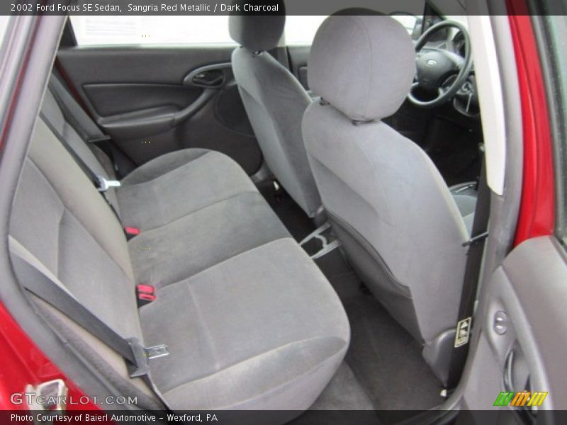 Sangria Red Metallic / Dark Charcoal 2002 Ford Focus SE Sedan