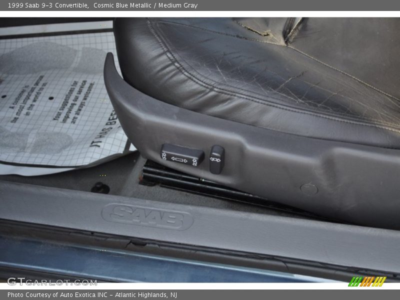 Cosmic Blue Metallic / Medium Gray 1999 Saab 9-3 Convertible