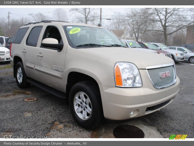 Gold Mist Metallic / Ebony 2008 GMC Yukon SLT 4x4