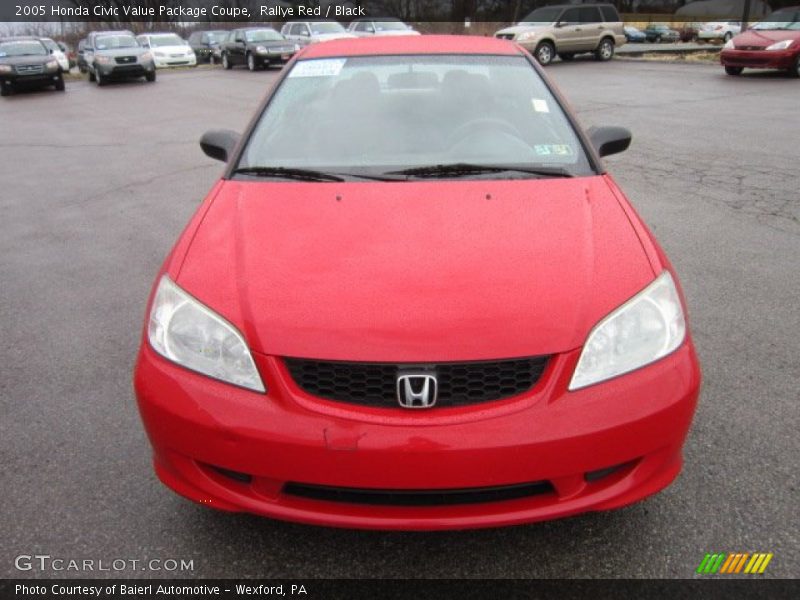Rallye Red / Black 2005 Honda Civic Value Package Coupe