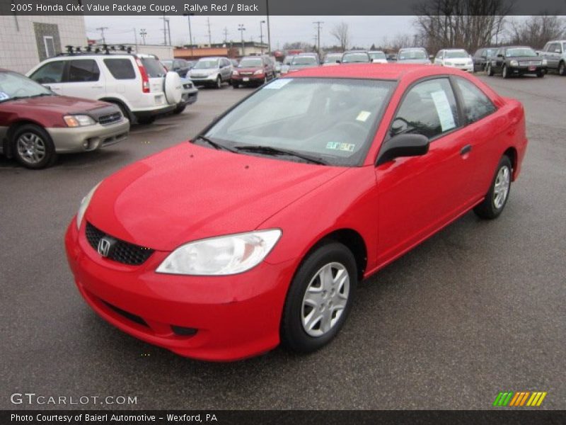 Front 3/4 View of 2005 Civic Value Package Coupe