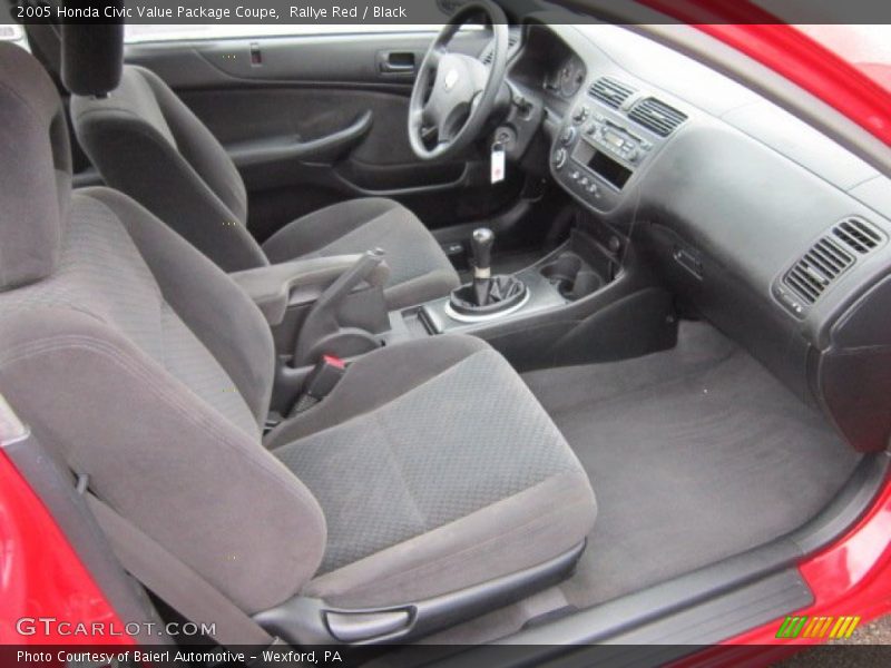  2005 Civic Value Package Coupe Black Interior