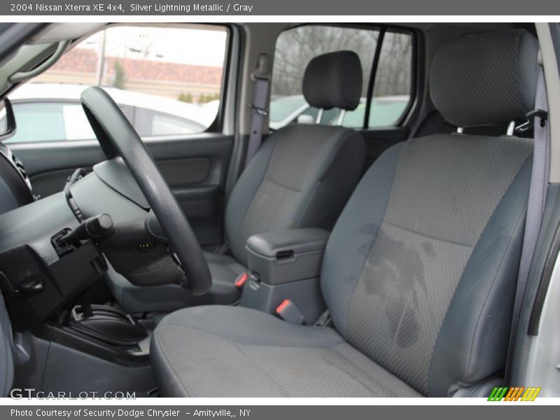 Silver Lightning Metallic / Gray 2004 Nissan Xterra XE 4x4