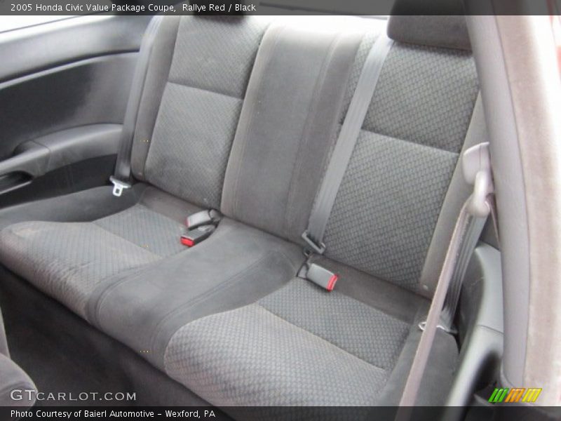 Rallye Red / Black 2005 Honda Civic Value Package Coupe