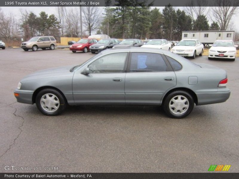 Silver Spruce Metallic / Beige 1996 Toyota Avalon XLS