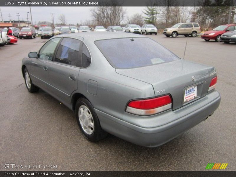 Silver Spruce Metallic / Beige 1996 Toyota Avalon XLS