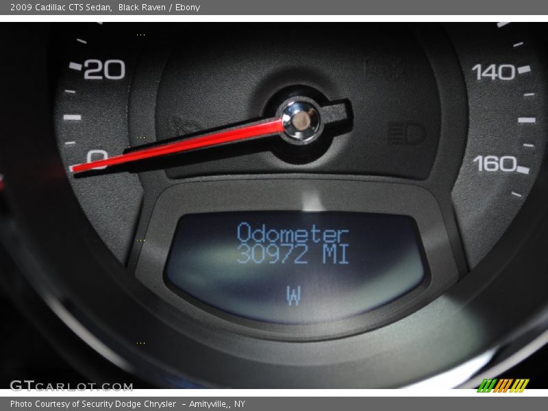 Black Raven / Ebony 2009 Cadillac CTS Sedan