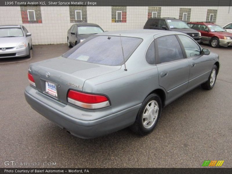 Silver Spruce Metallic / Beige 1996 Toyota Avalon XLS