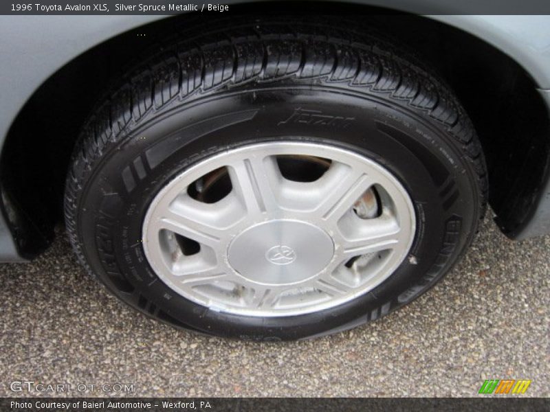 Silver Spruce Metallic / Beige 1996 Toyota Avalon XLS