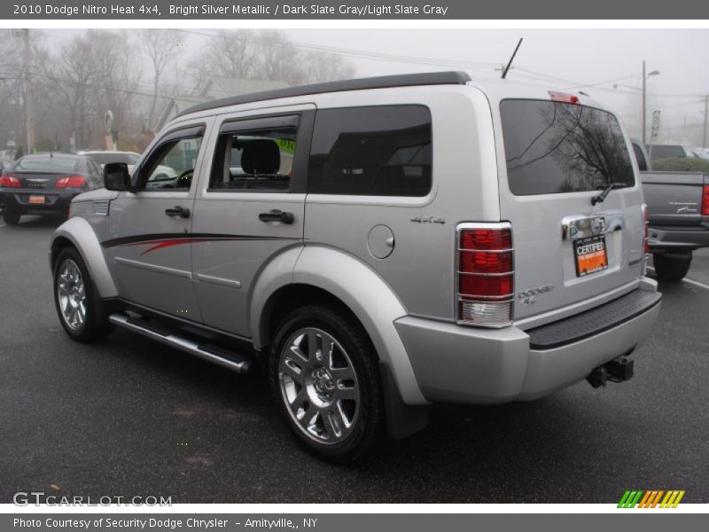 Bright Silver Metallic / Dark Slate Gray/Light Slate Gray 2010 Dodge Nitro Heat 4x4