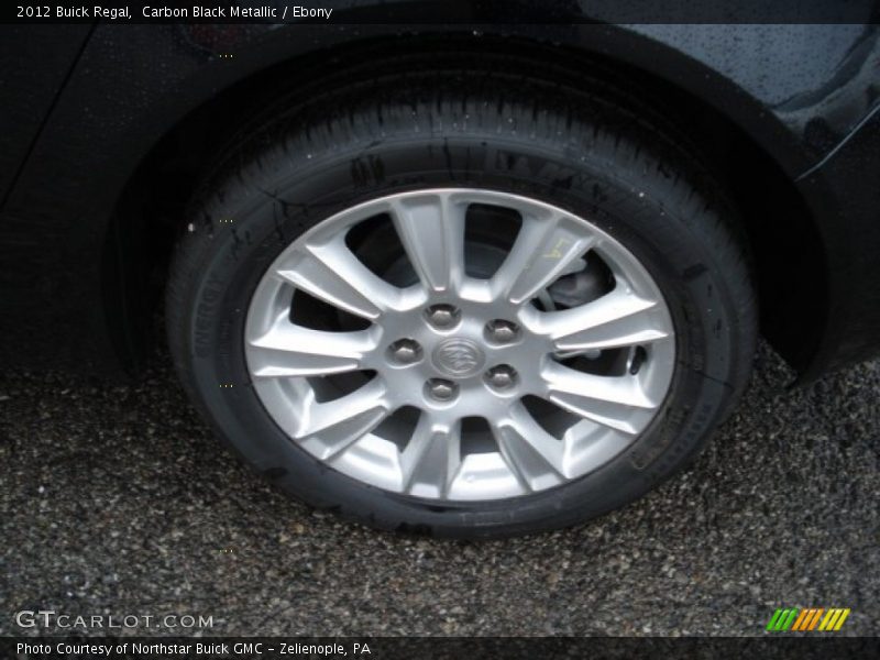 Carbon Black Metallic / Ebony 2012 Buick Regal