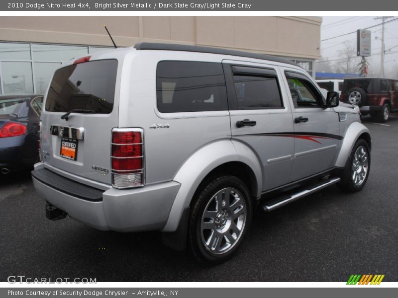 Bright Silver Metallic / Dark Slate Gray/Light Slate Gray 2010 Dodge Nitro Heat 4x4