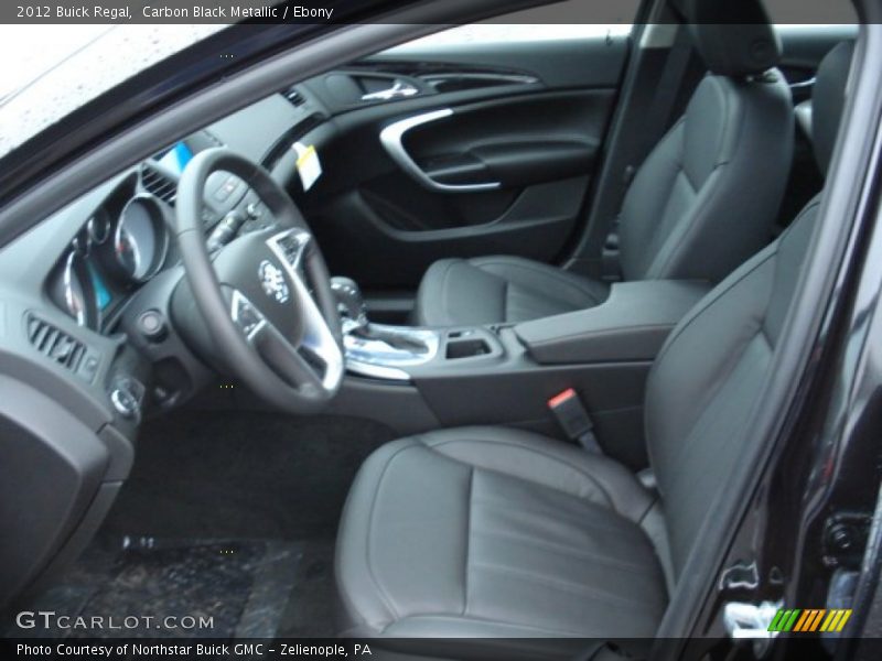 Carbon Black Metallic / Ebony 2012 Buick Regal