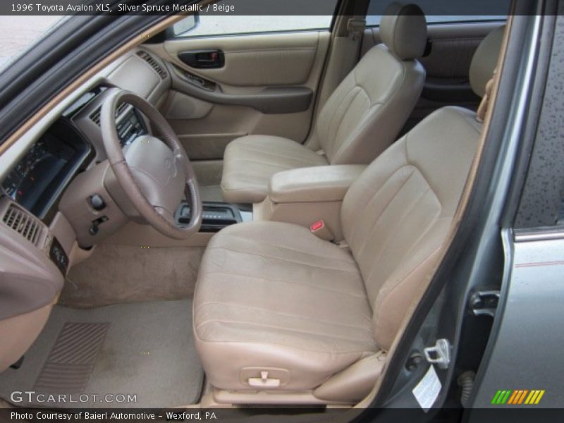 Silver Spruce Metallic / Beige 1996 Toyota Avalon XLS