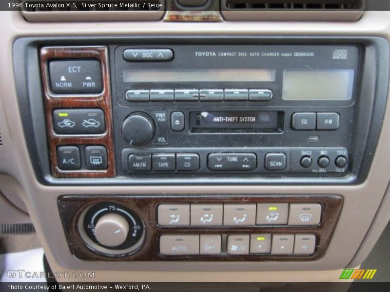 Silver Spruce Metallic / Beige 1996 Toyota Avalon XLS