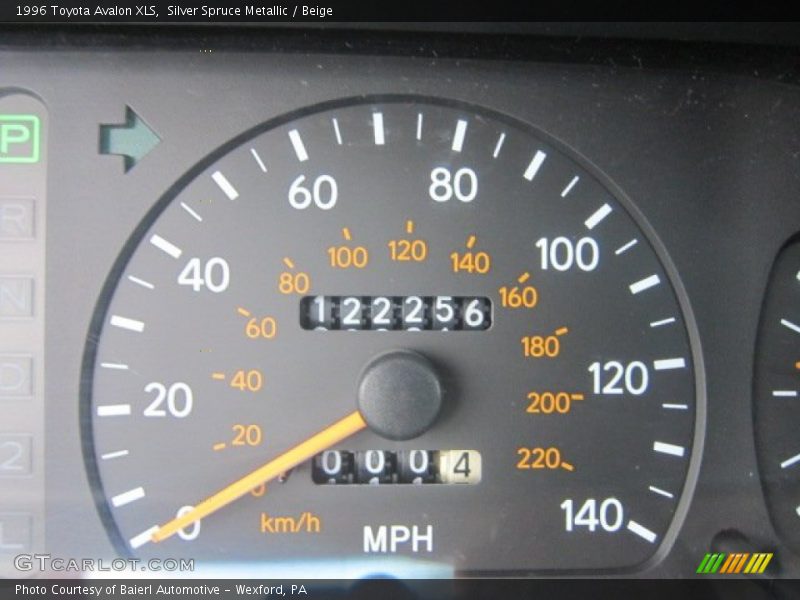 Silver Spruce Metallic / Beige 1996 Toyota Avalon XLS