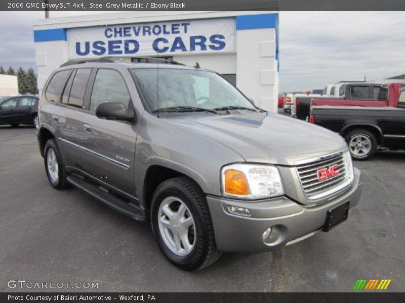 Steel Grey Metallic / Ebony Black 2006 GMC Envoy SLT 4x4