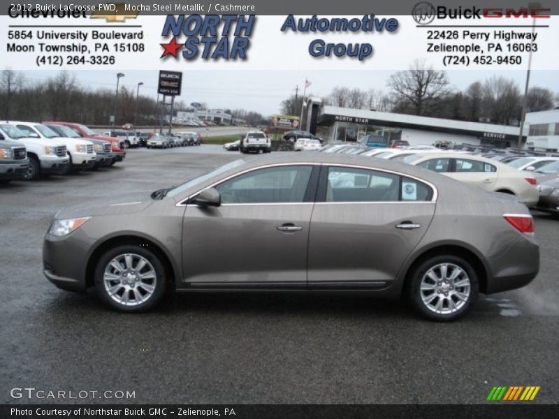 Mocha Steel Metallic / Cashmere 2012 Buick LaCrosse FWD