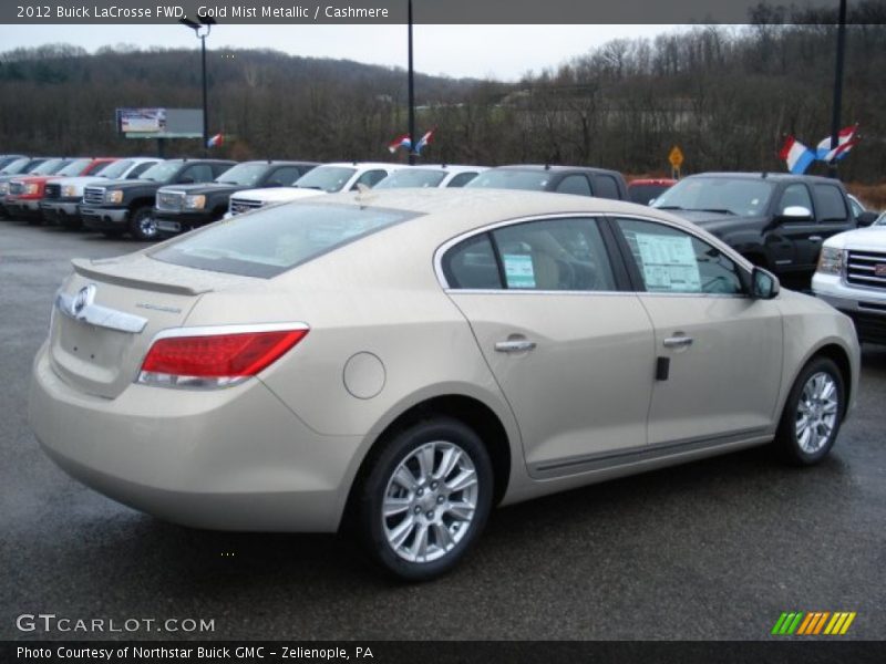 Gold Mist Metallic / Cashmere 2012 Buick LaCrosse FWD