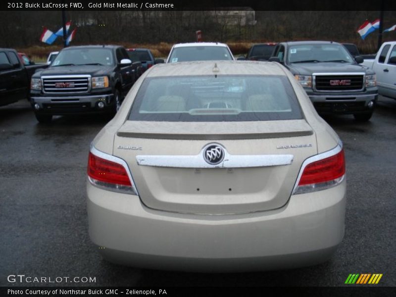 Gold Mist Metallic / Cashmere 2012 Buick LaCrosse FWD