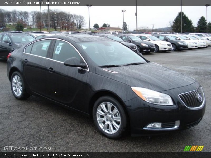 Carbon Black Metallic / Ebony 2012 Buick Regal