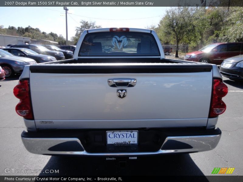 Bright Silver Metallic / Medium Slate Gray 2007 Dodge Ram 1500 SXT Regular Cab