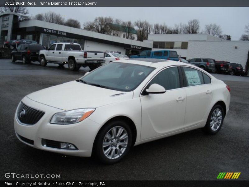 White Diamond Tricoat / Ebony 2012 Buick Regal