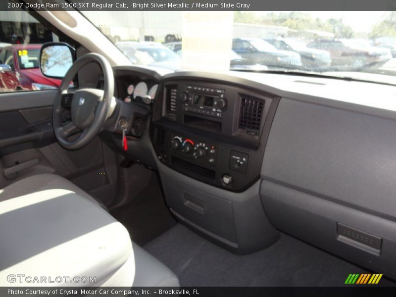 Bright Silver Metallic / Medium Slate Gray 2007 Dodge Ram 1500 SXT Regular Cab