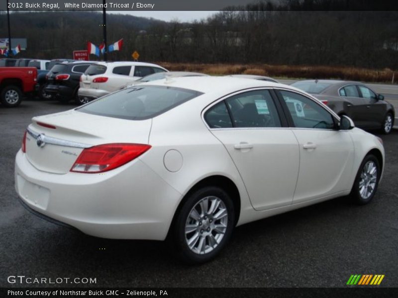 White Diamond Tricoat / Ebony 2012 Buick Regal
