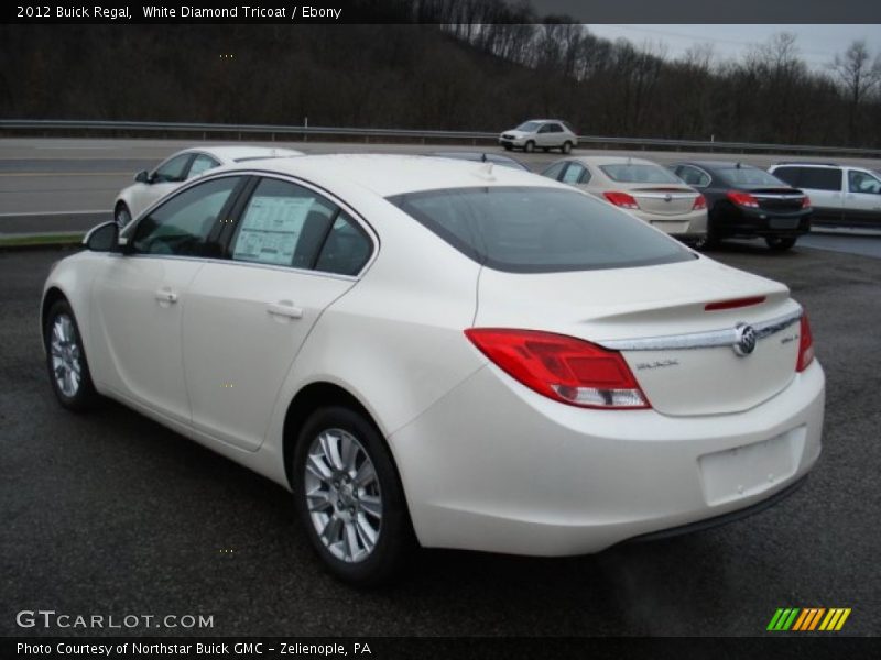 White Diamond Tricoat / Ebony 2012 Buick Regal