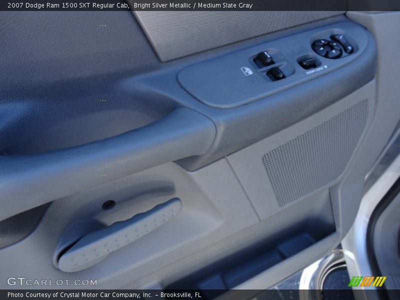 Bright Silver Metallic / Medium Slate Gray 2007 Dodge Ram 1500 SXT Regular Cab