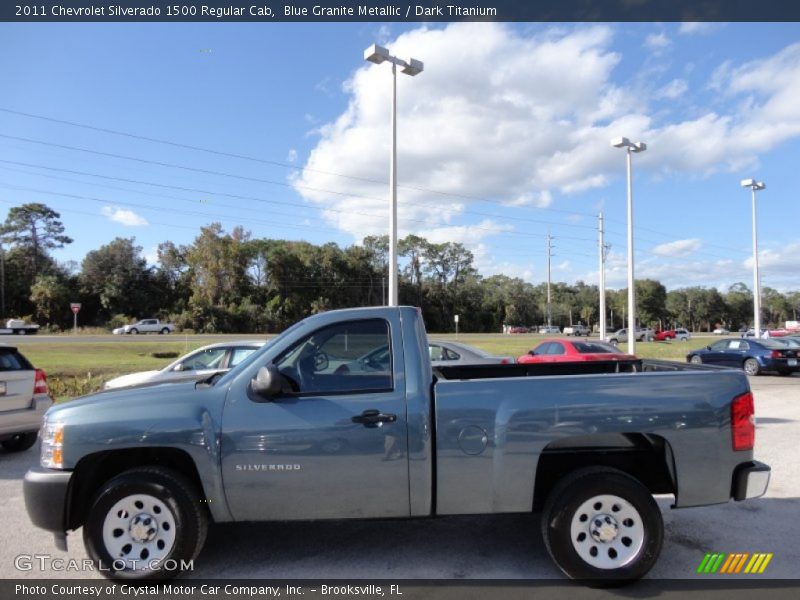  2011 Silverado 1500 Regular Cab Blue Granite Metallic