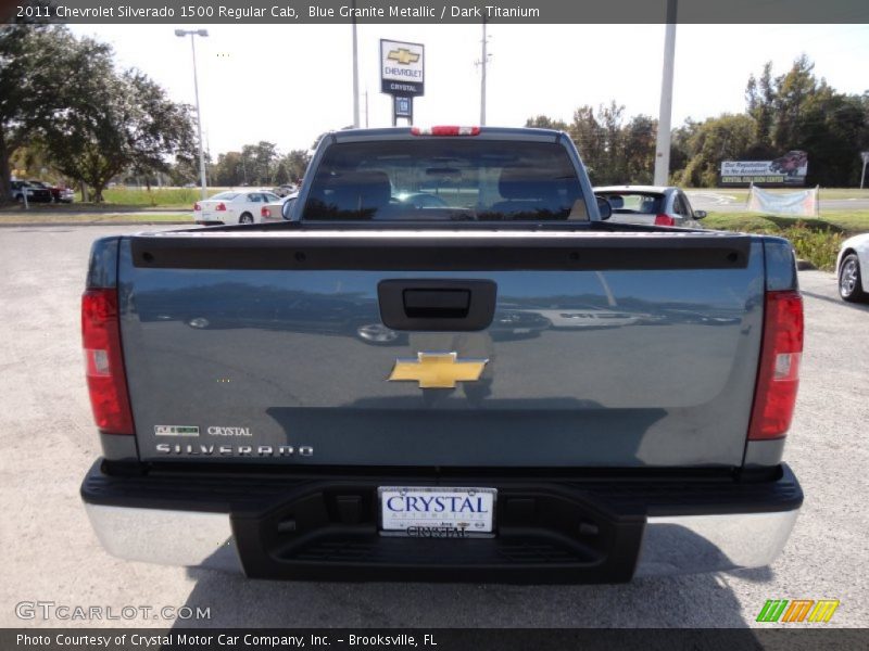 Blue Granite Metallic / Dark Titanium 2011 Chevrolet Silverado 1500 Regular Cab