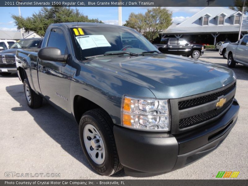 Front 3/4 View of 2011 Silverado 1500 Regular Cab
