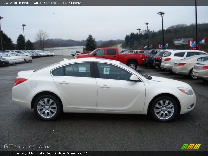 White Diamond Tricoat / Ebony 2012 Buick Regal