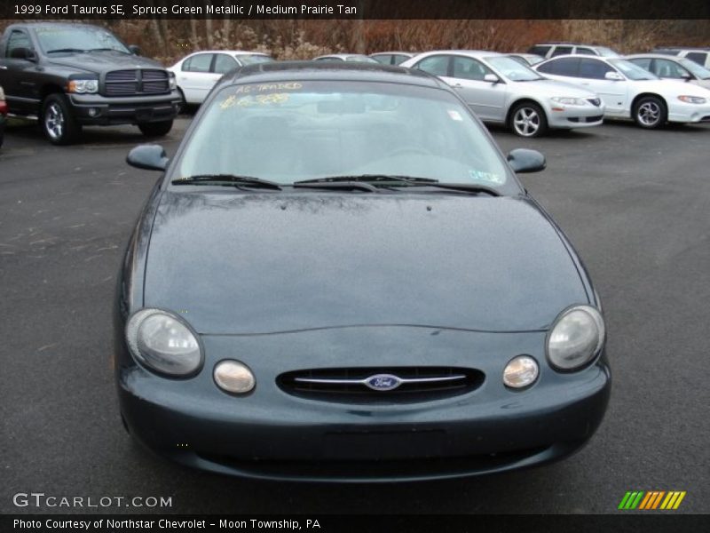 Spruce Green Metallic / Medium Prairie Tan 1999 Ford Taurus SE