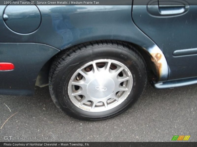 Spruce Green Metallic / Medium Prairie Tan 1999 Ford Taurus SE