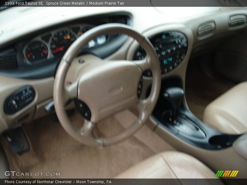 Spruce Green Metallic / Medium Prairie Tan 1999 Ford Taurus SE